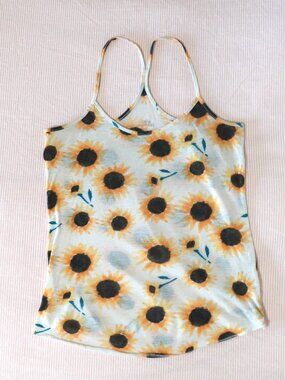 Urban Outfitters Sunflower Racerback Tank